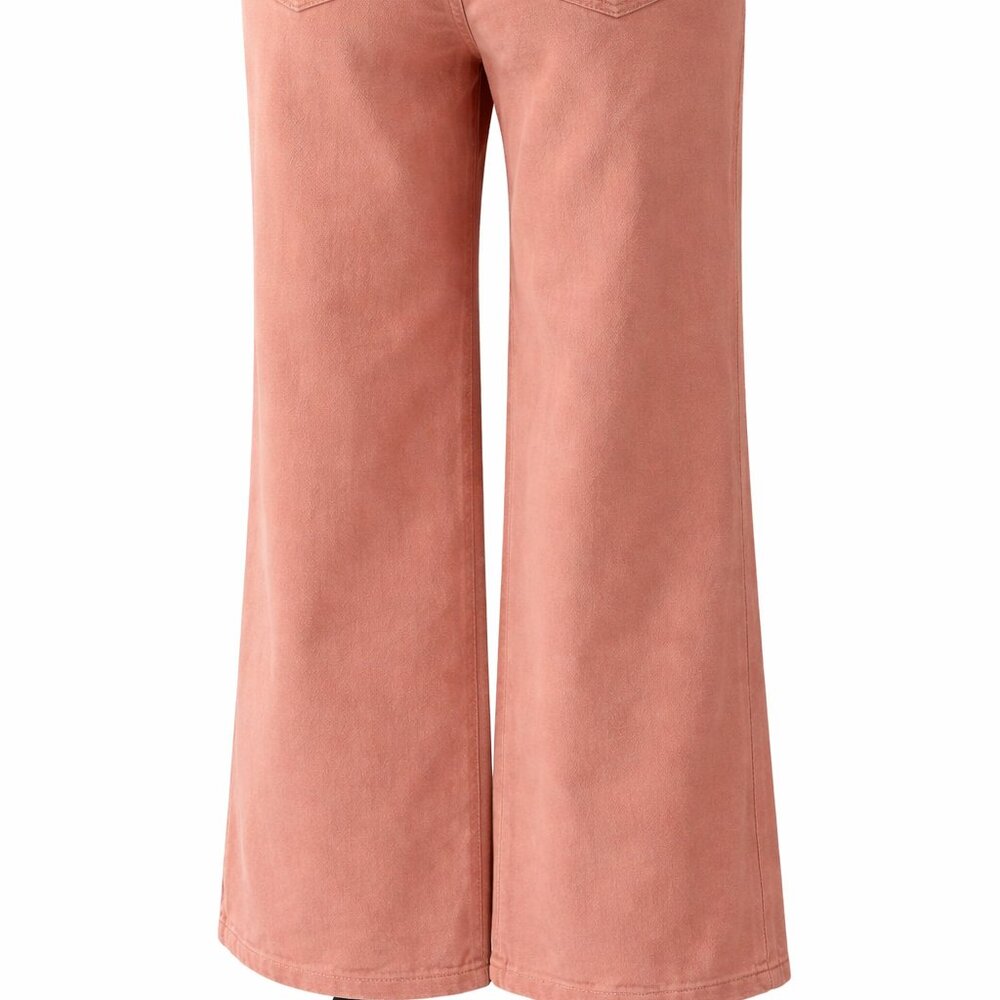 NWOT Peach Cotton Blend Wide-Leg Jeans — Style & Co — Size 14 - Picture 7 of 9